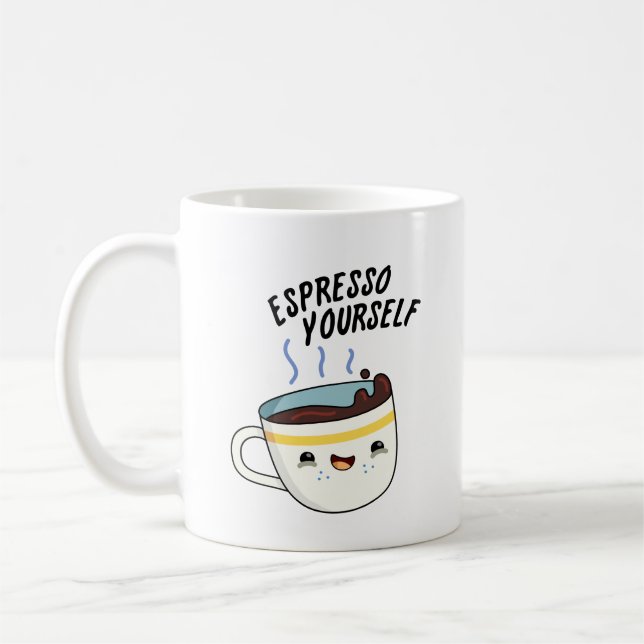 Espresso Sie selbst Funny Coffee Pub Kaffeetasse (Links)