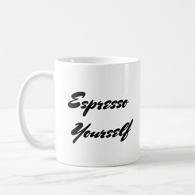 Espresso Sie selbst - Kaffeepause Tasse (Links)