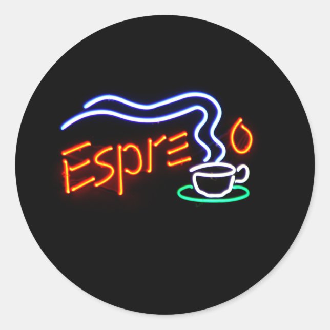 Espresso Stickers (Vorderseite)