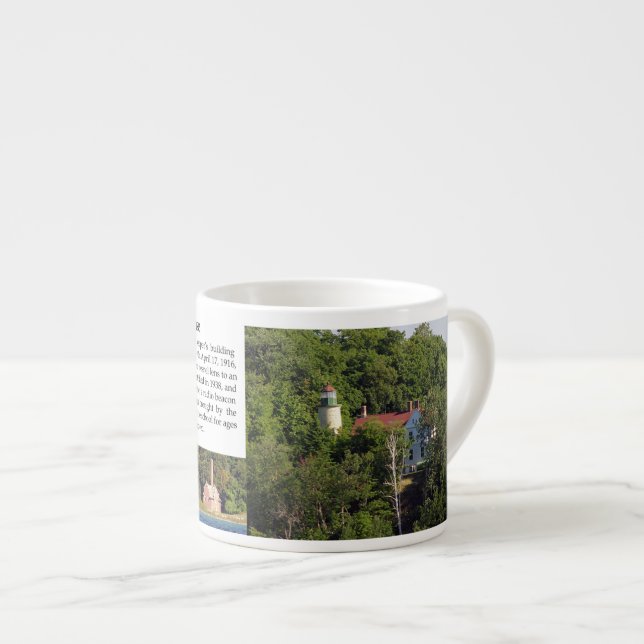 Espresso-Tasse "Beaver Head Lighthouse" Espressotasse (Vorderseite Rechts)