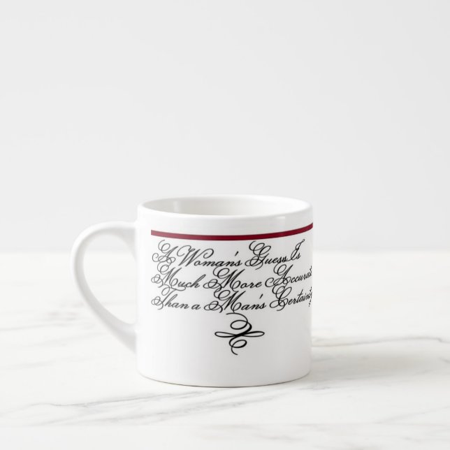 Espresso-Tasse - Ein Zitat von Kipling Espressotasse (Links)