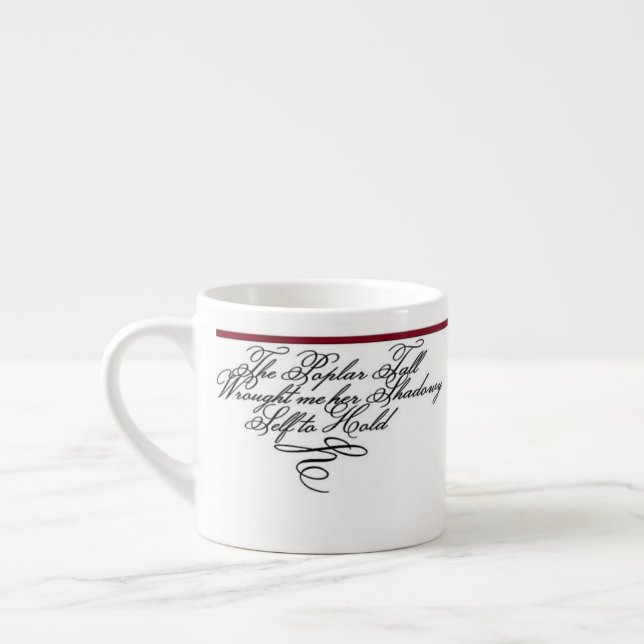 Espresso-Tasse - Ein Zitat von Lanier Espressotasse (Links)