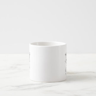Espresso-Tasse (handgezeichnet Katzen) Espressotasse