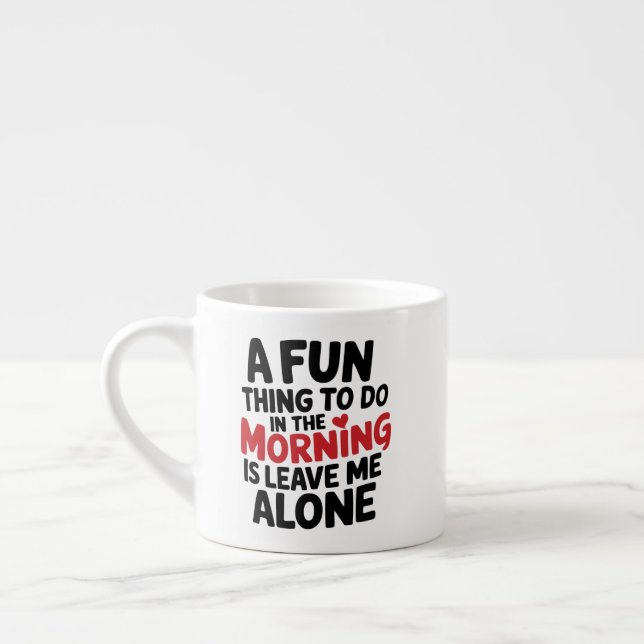 Espresso-Tasse - Lass mich allein Espressotasse (Links)