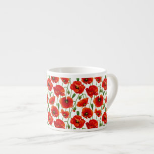 Espresso Tasse-Rote Poppies Espressotasse