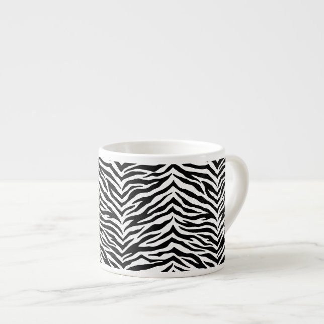 Espresso Tasse-Zebra Print Espressotasse (Vorderseite Rechts)
