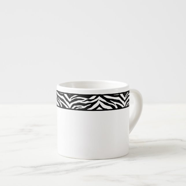 Espresso Tasse-Zebra Print Espressotasse (Vorderseite Rechts)