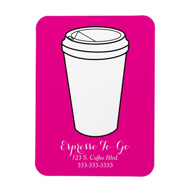Espresso-To-Go-Geschäftslösung Magnet (Vertikal)