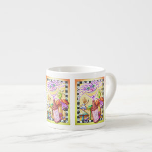 ESPRESSO-u. CHINA-SCHALEN - der WorCHESHIRE CAT Espressotasse