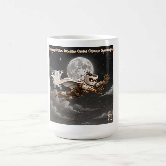 Espresso Vollstrecker vs. Kissenmonster Kaffeetasse (Mittel)