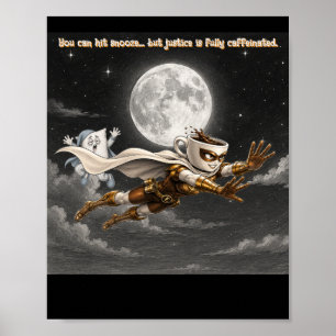 Espresso Vollstrecker vs. Kissenmonster Poster