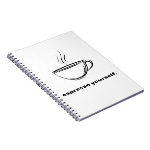 Espresso Yourself Coffee Lover Notizbuch Notizblock