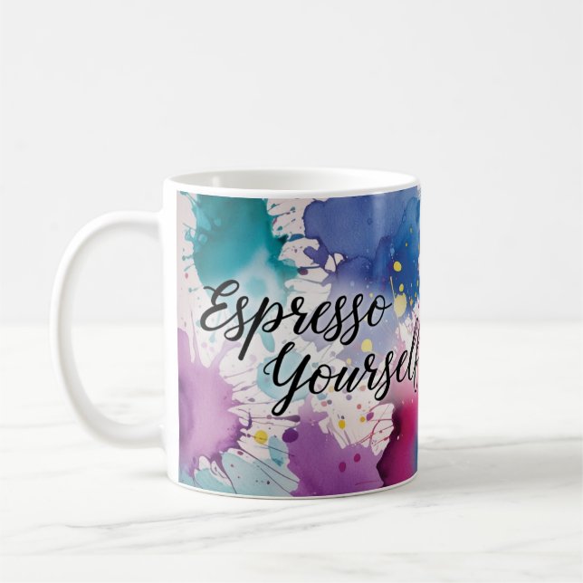 Espresso Yourself - eine Tasse zum Feiern der Kuns (Links)