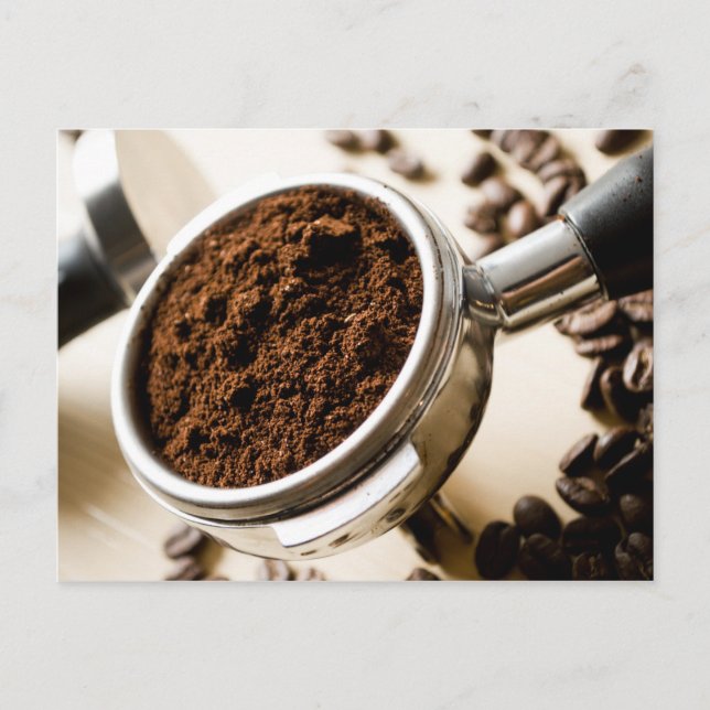 Espressoferien für Cappuccino Postkarte (Vorderseite)