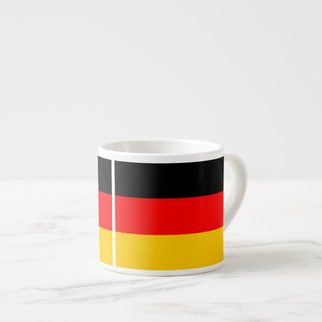 Espressotasse Deutschland Fahne (Vorderseite Rechts)