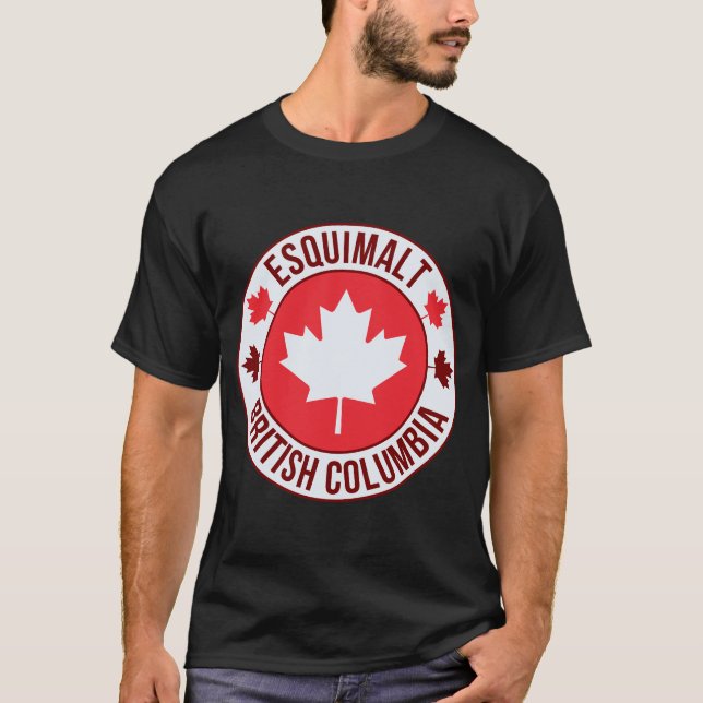 Esquimalt, Kanada Stadt T-Shirt | Reise & Heimator (Vorderseite)