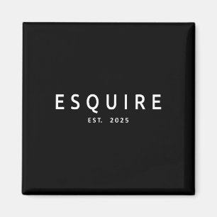 Esquire Est. 2025 Rechtsanwaltskanzlei Gradu Magnet