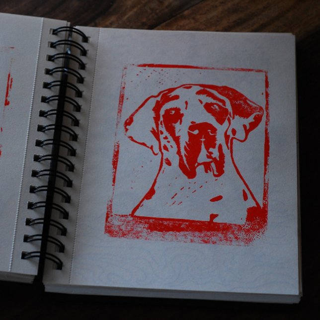 Esra Dogge auf Magnet (Real artwork made for this before
)