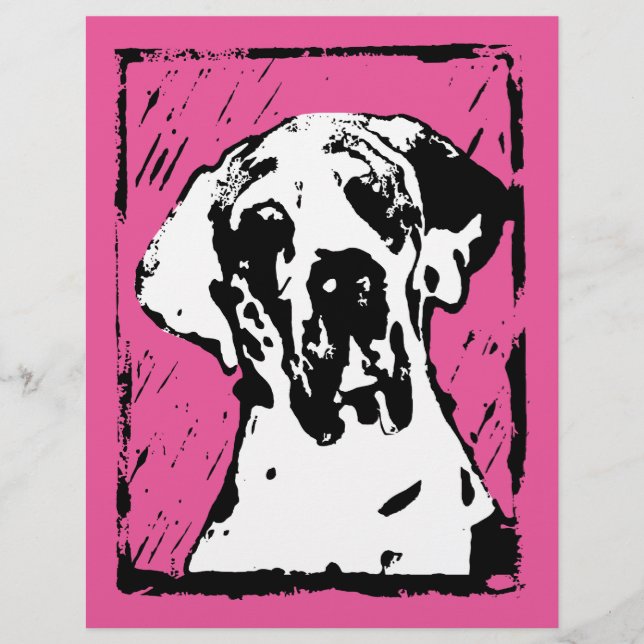 Esra Harlekin Great Dane (Vorderseite)