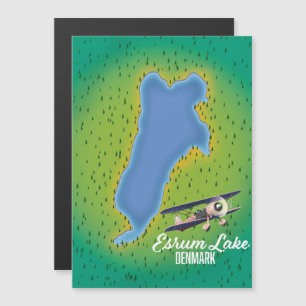 Esrum-See Dänemark Reise Karte