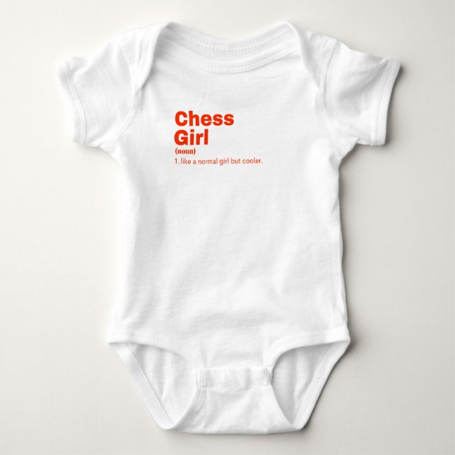 ess Girl - Chess Baby Strampler (Vorderseite)