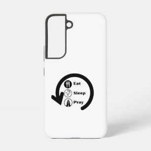 Ess Schlaf beten wiederholen Samsung Galaxy Hülle