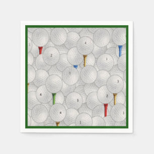 Ess-Schlaf-Golf Serviette