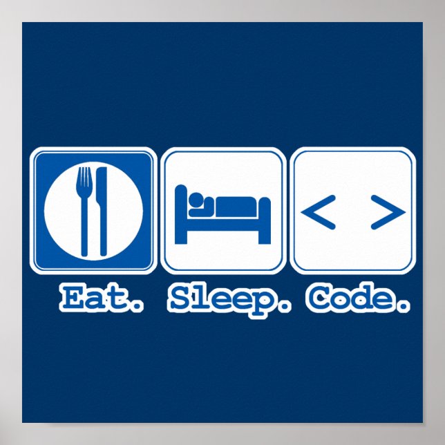 Ess Sleep Code (HTML) Poster (Vorne)