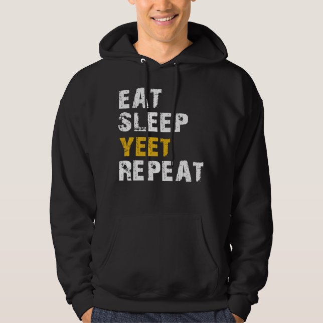 Ess Sleep wiederholen Hoodie (Vorderseite)
