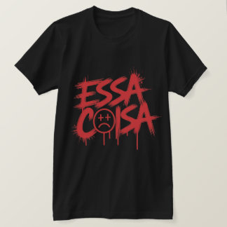 "ESSA COISA" rotes Graffiti-T-Shirt | T-Shirt