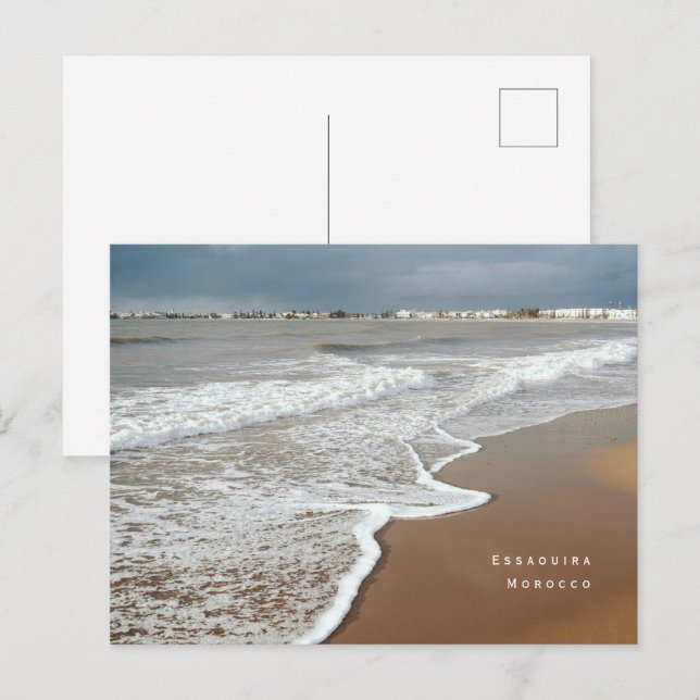 Essaouira Marokko Strand Postkarte (Vorne/Hinten)