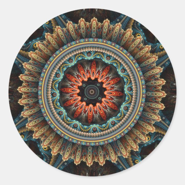 Essaouira Runder Aufkleber (Vorderseite)