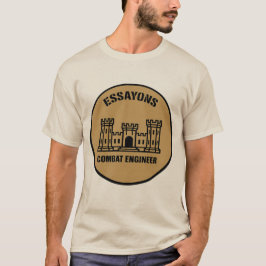 Essayons Combat Engineer Badge Tee