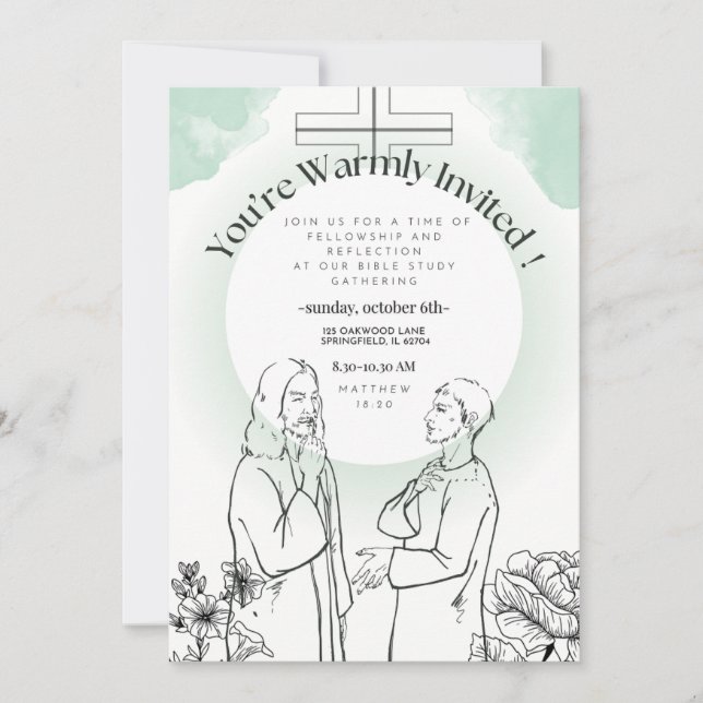 Essbare Bibel Versaillenstudie Einladung (Vorderseite)