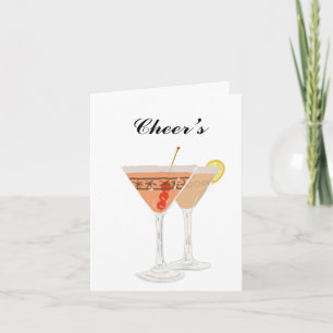 essbare Cocktails Karte