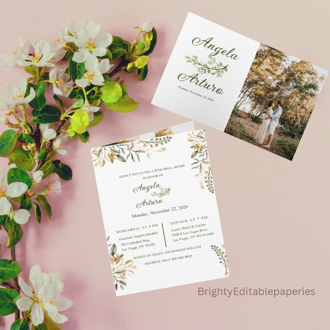 Essbare Hochzeit Probe Einladung (Von Creator hochgeladen)