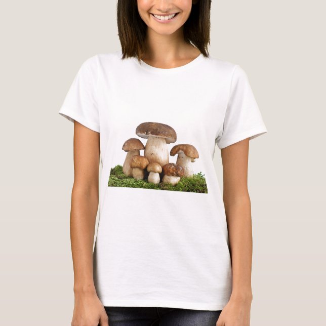 Essbare Pilze des Boletus T-Shirt (Vorderseite)