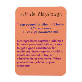 Essbare Playdough Magnet