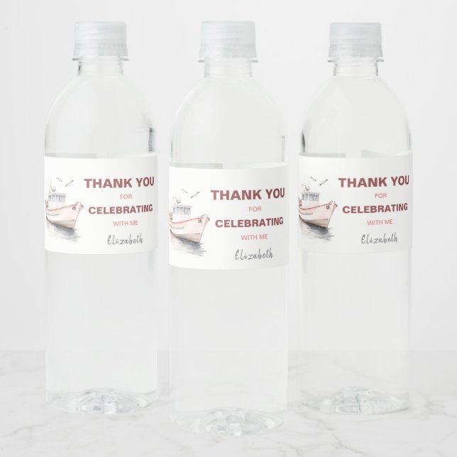 Essbare Wasserflasche - Mädchen Wasserflaschenetikett (Flaschen)