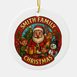 Essbare Weihnachtsfeiertage Keramik Ornament