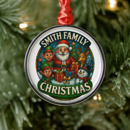 Essbare Weihnachtsfeiertage Ornament Aus Metall