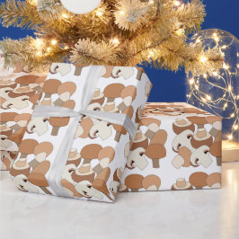 Essbarer Pilz Fungus Fungi Geschenkpapier