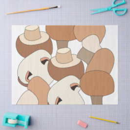 Essbarer Pilz Fungus Fungi Seidenpapier