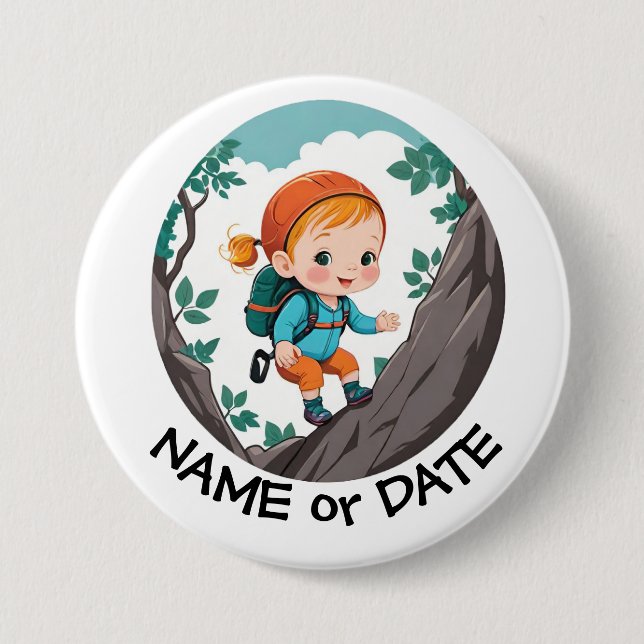 Essbarer Zuckerguss Button (Vorderseite)