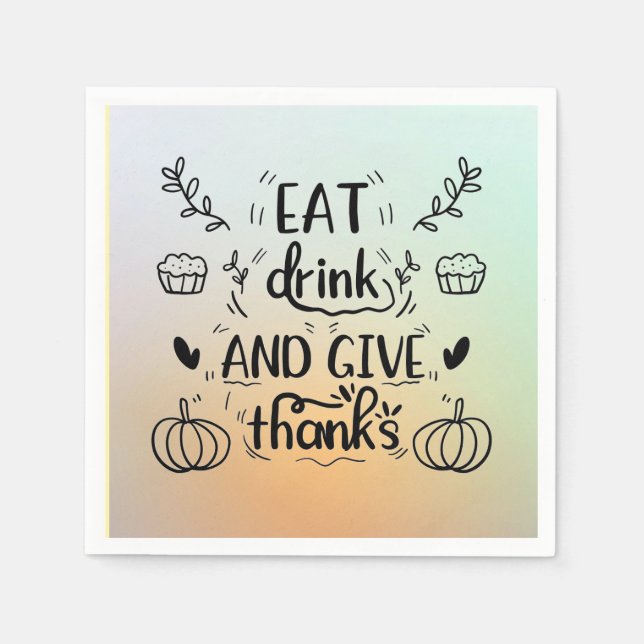 Essdrink Paper Napkin Serviette (Vorderseite)