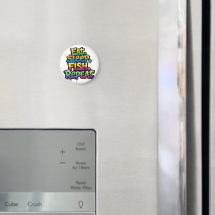 Esse Schlafe Fische Wiederhole Regenbogen Graffiti Magnet