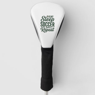 Esse Schlafe Fußball Wiederhole Vintage-Shirt-Desi Golf Headcover