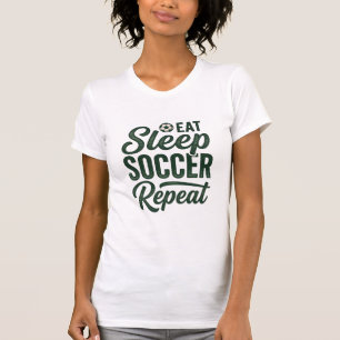 Esse Schlafe Fußball Wiederhole Vintage-Shirt-Desi T-Shirt