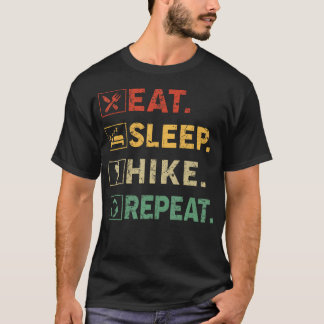 Esse Schlafe Wandere Wiederhole Outdoor Wandern Wa T-Shirt