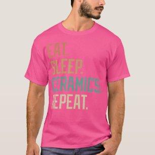 Esse Schlafen Keramik Wiederhole T-Shirt